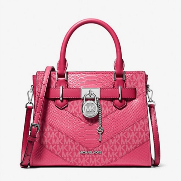 Michael Kors Hamilton Small Satchel Crossbou - Picture 1 of 7